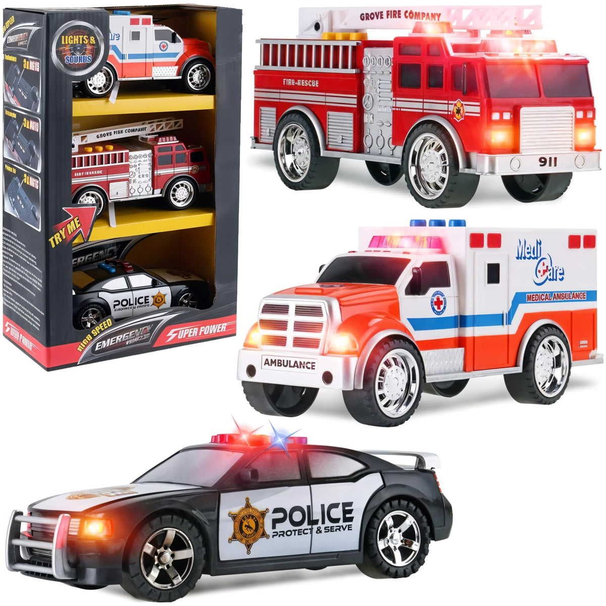 Liberty Imports True Hero gift box packaging makes a ready-to-gift set.