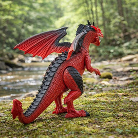 Liberty Imports Walking Dragon Toy textured scales, adds realism and tactile interest.