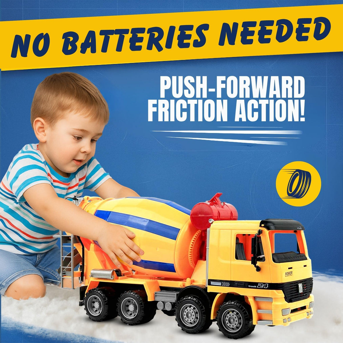 Liberty Imports adjustable rear chute for pretend pouring during play