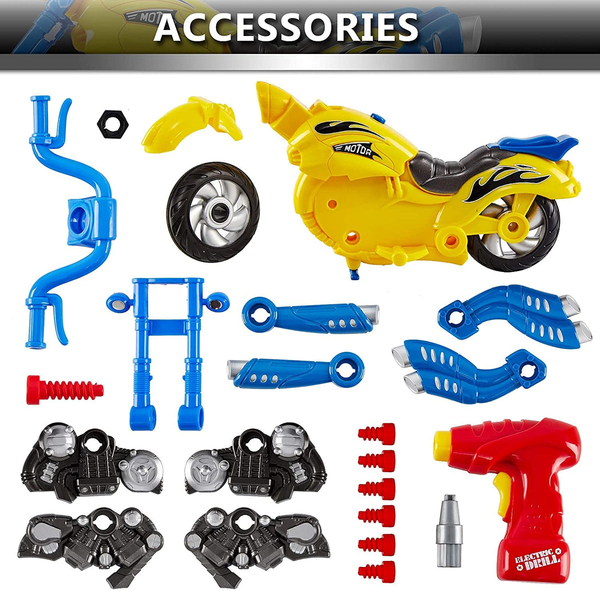 Liberty Imports assembly process photo shows kid-friendly screws and safe design in action.