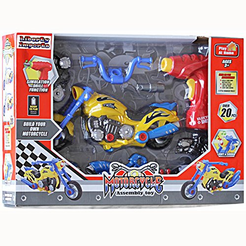 Liberty Imports motorcycle packaging features vibrant box inspiring gift-ready STEM fun.