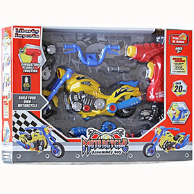 Liberty Imports motorcycle packaging features vibrant box inspiring gift-ready STEM fun.