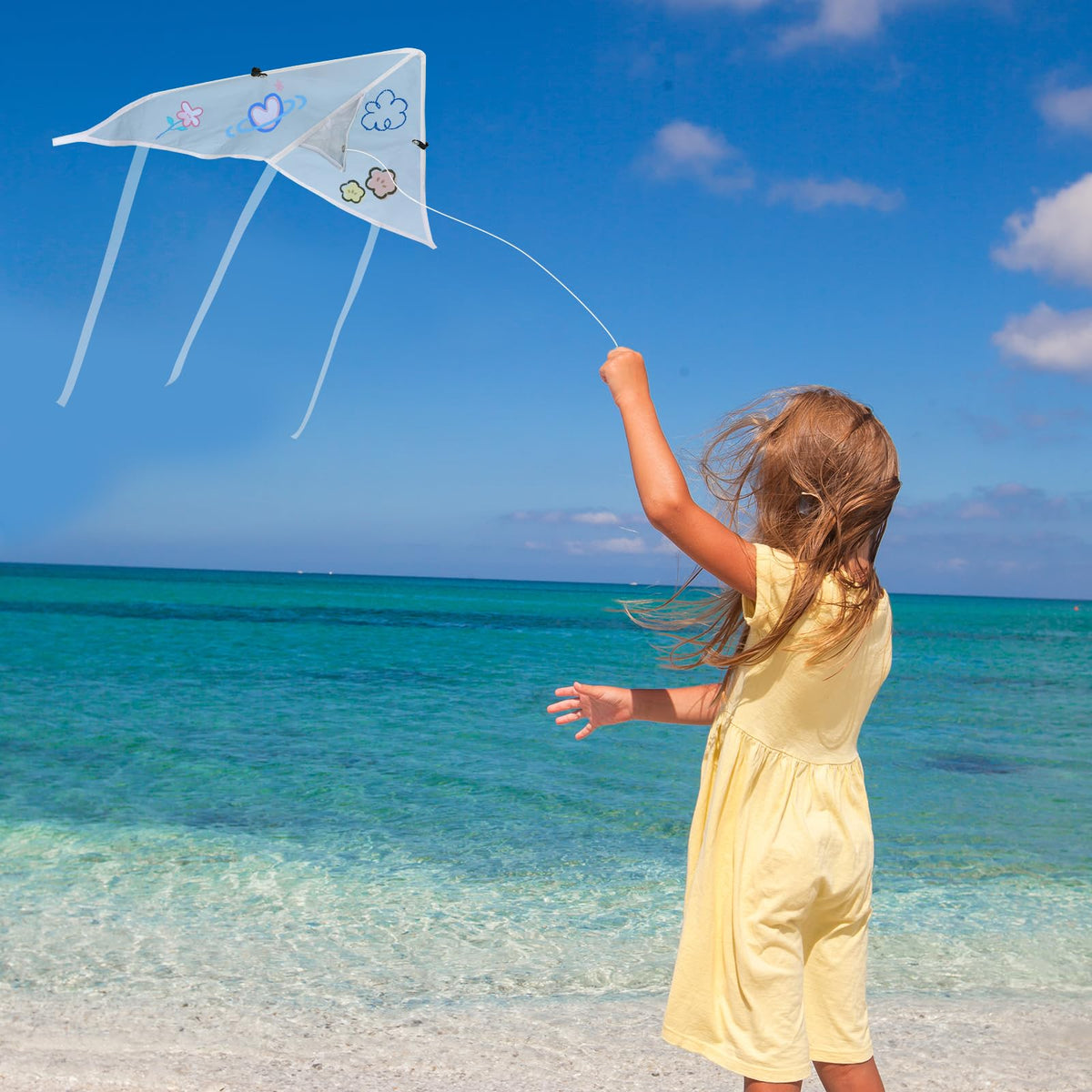 Libima beach kite activity promotes outdoor play and exercise