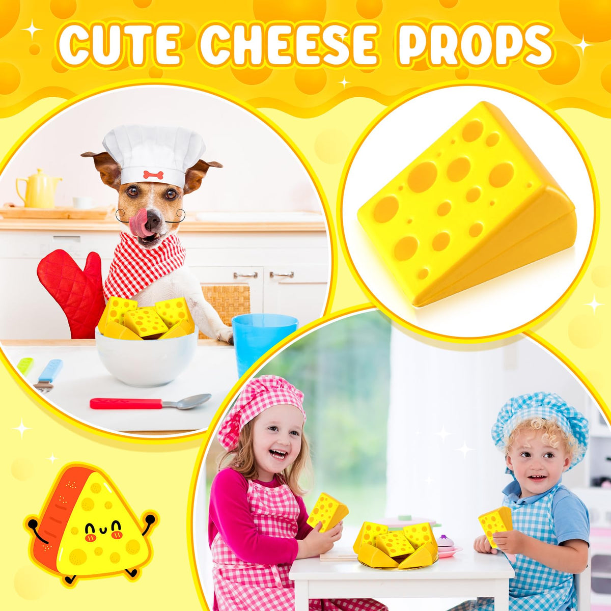 Libima cheese stress toy pocket size feature enables quick anxiety relief anywhere.