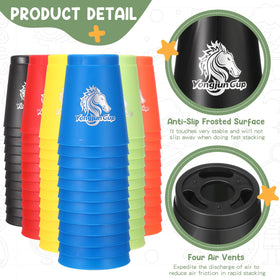 Close-up of Libima frosted grip surface for secure stacking