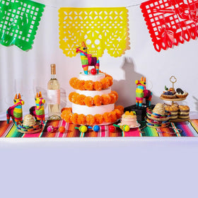 Libima cotton table runner offers durable, stain-resistant decor.