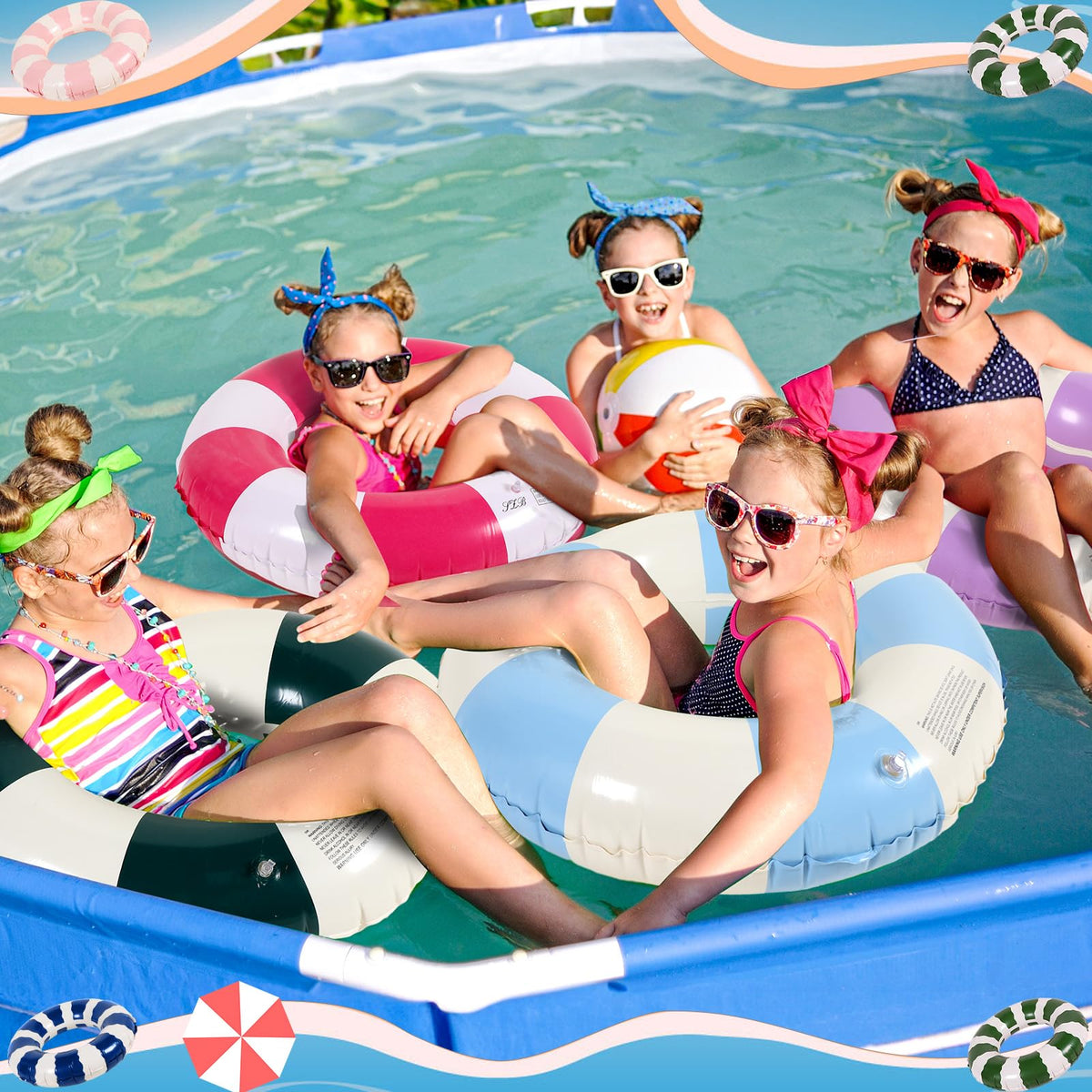 Libima durable safe material inflatable floats ready for water use