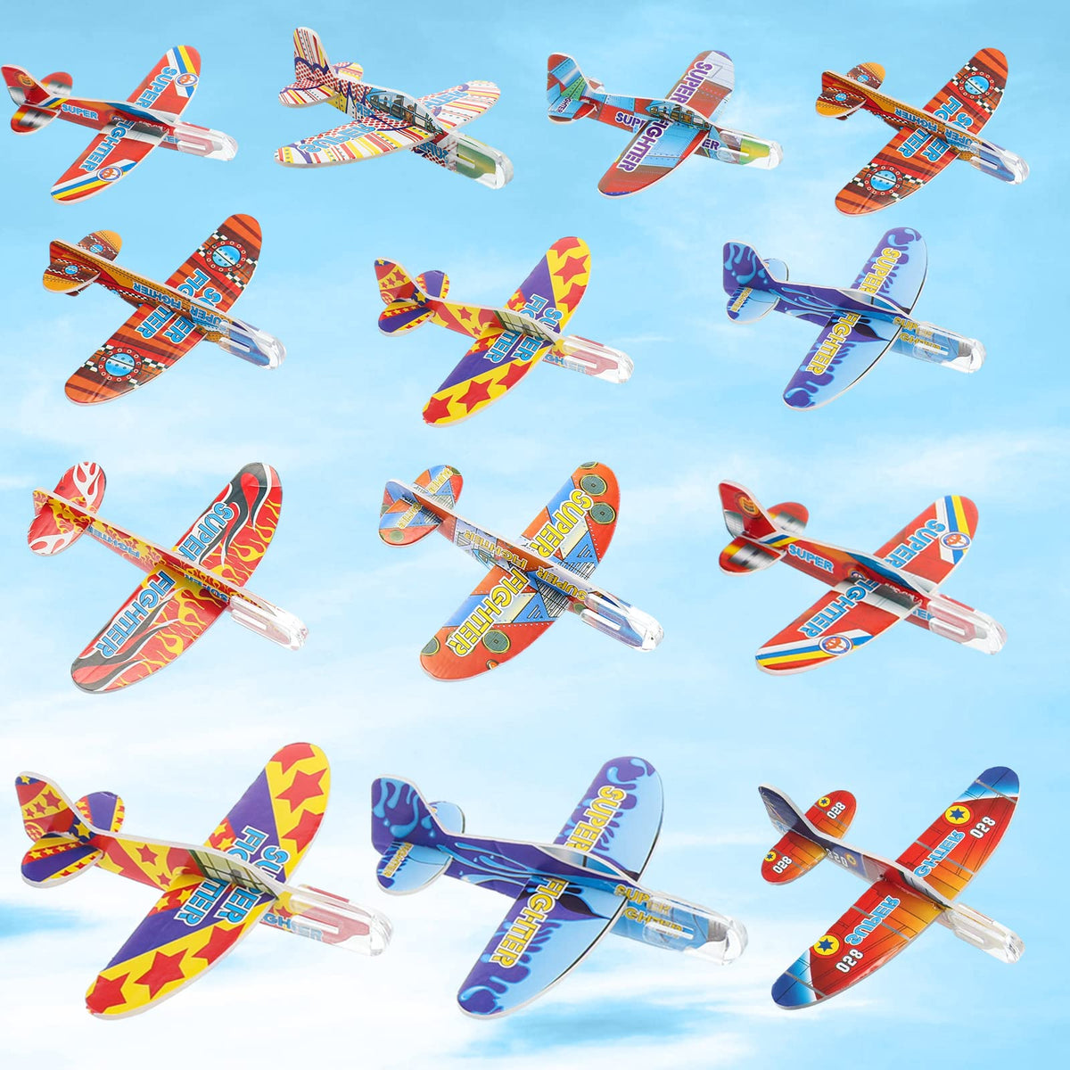 Libima foam airplanes party favors for birthdays and classroom celebrations.