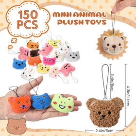 Libima fruit plush mini keychains, perfect as party favors and backpack decorations.