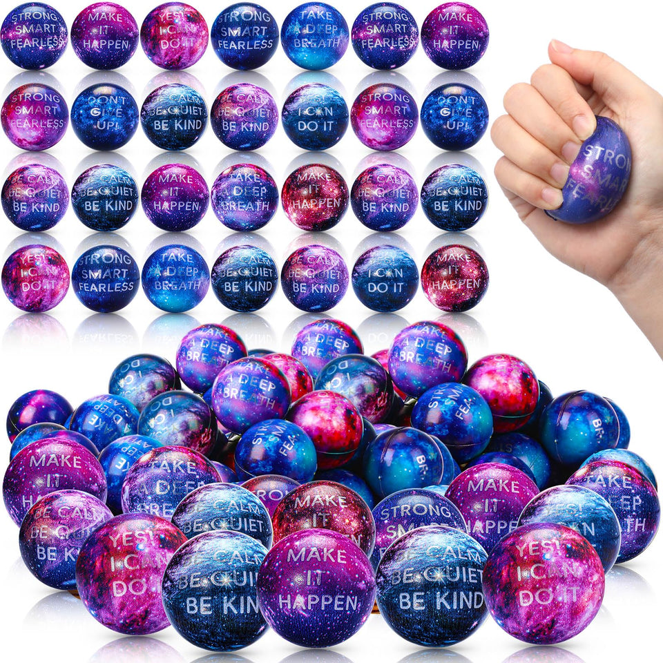 Libima galaxy stress ball 2-inch for stress relief and focused play.