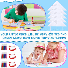 Libima kids crafting and flying kite at park or beach