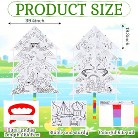 Libima kite coloring activity for kids during outdoor play.