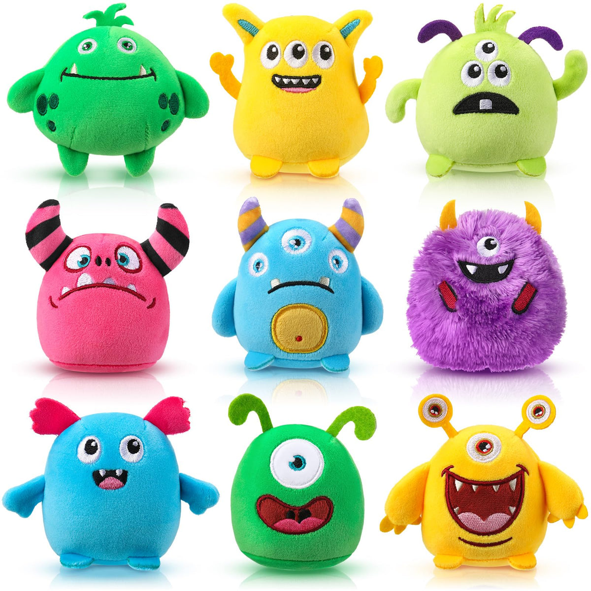 Libima mini monster plush with detachable chain for easy bag decoration.