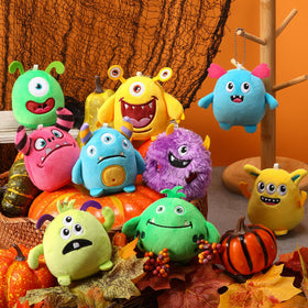 Libima 3.15-inch plush monsters offer friendly desk decor.