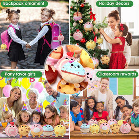 Libima mini stuffed desserts cupcake; bright keepsakes for party bags and classroom rewards.
