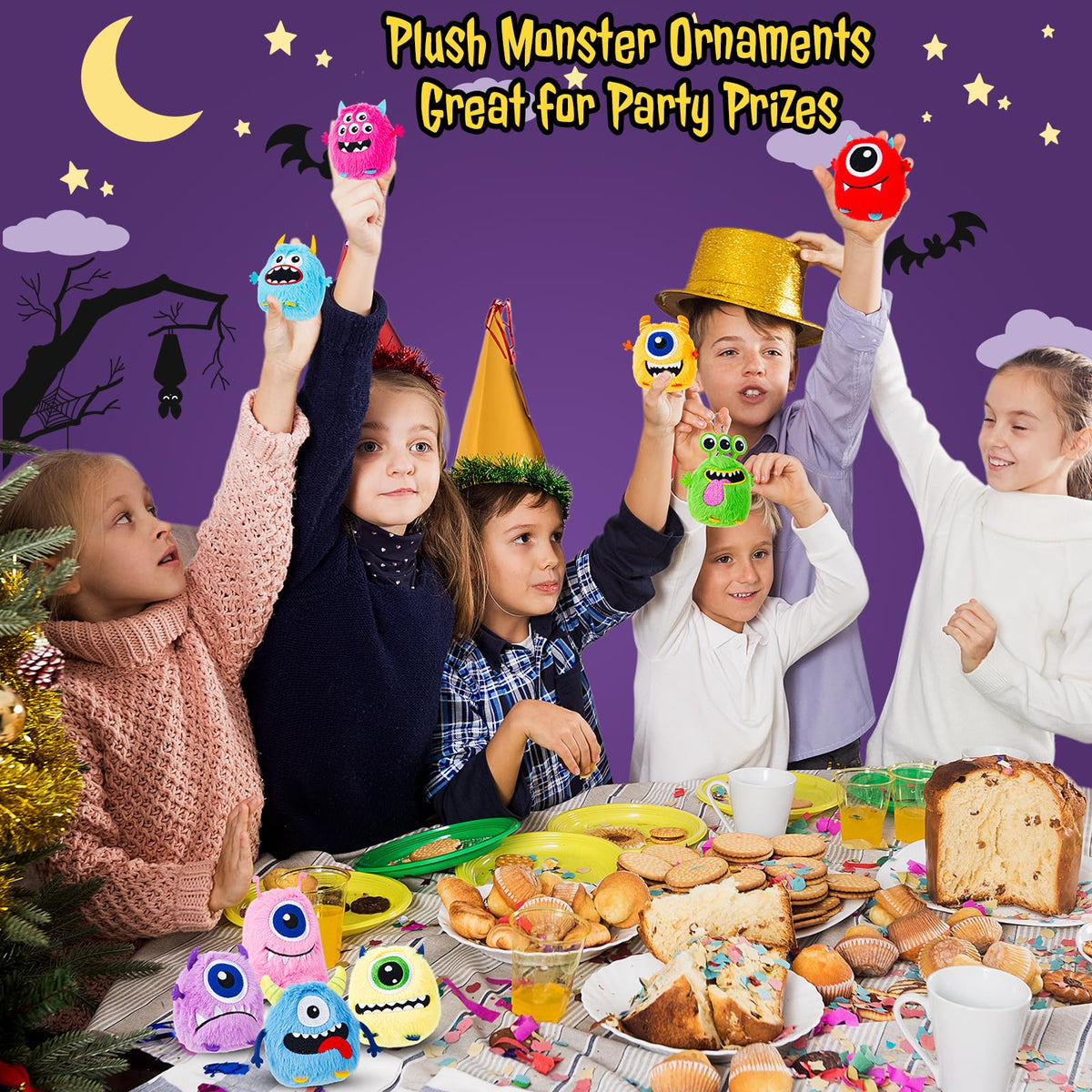 Libima monster plush decor for celebrations, classrooms, and shelves with playful charm.