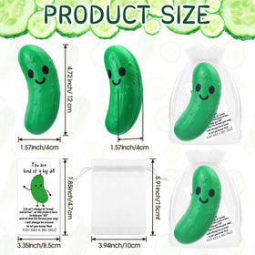 Libima pickle stress ball bundle with motivational cards for group gifting