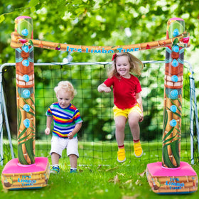 Libima poolside limbo game suitable for adults and kids.