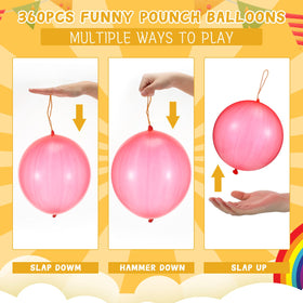 Libima punch balloons fill goodie bags and piñatas with color.