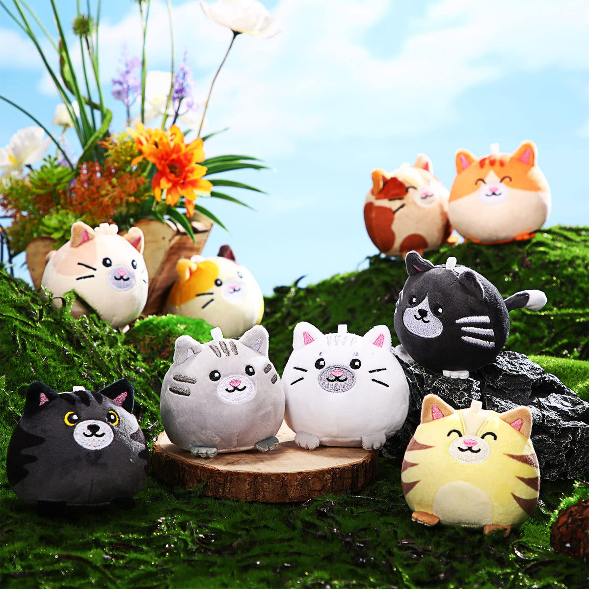 Soft PP cotton cat plush toy by Libima for gentle touch