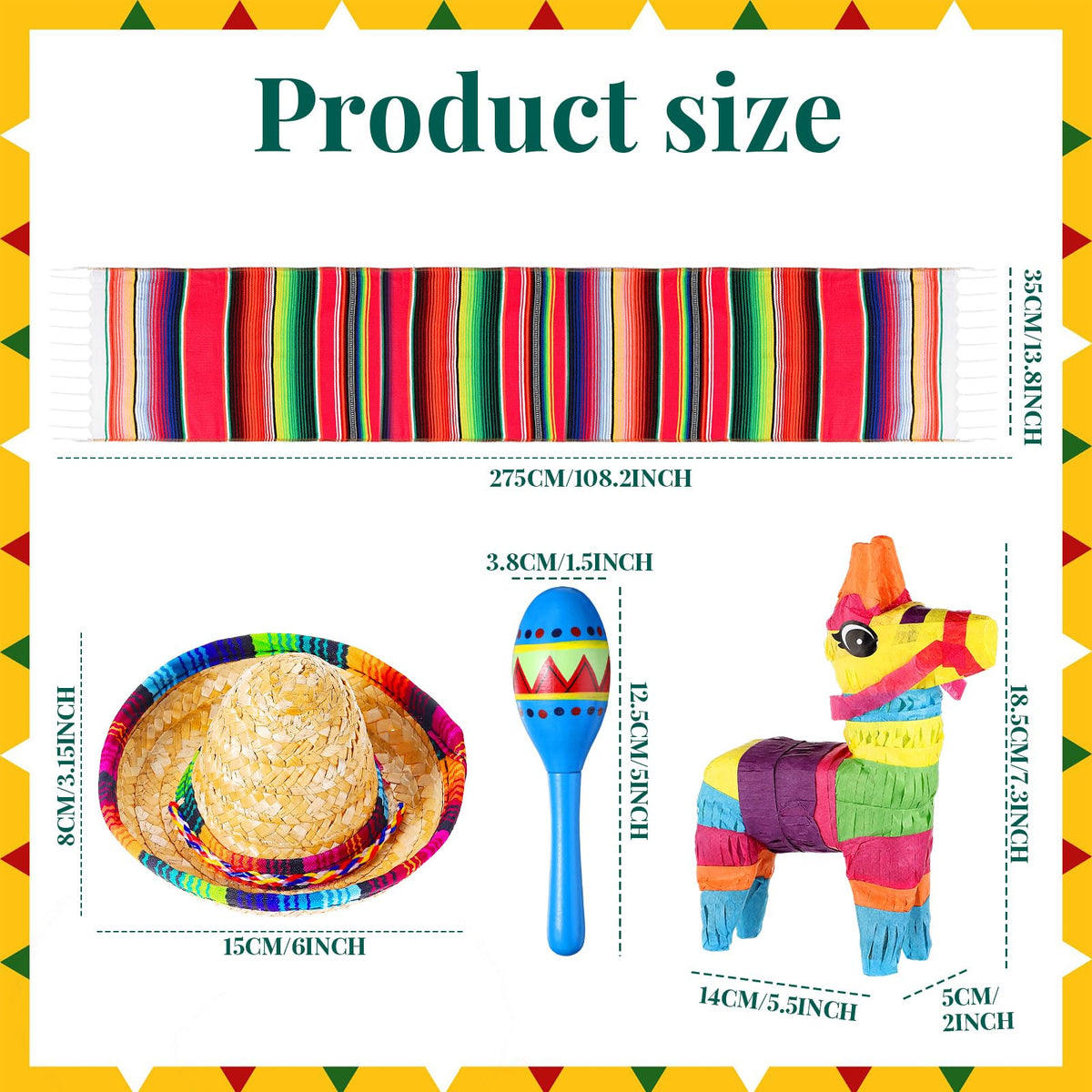 Libima Mexican sombrero hats add authentic fiesta flair for parties.