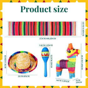 Libima Mexican sombrero hats add authentic fiesta flair for parties.