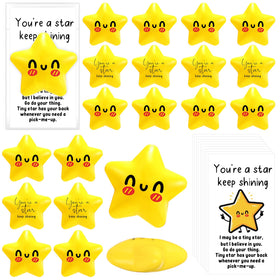 Libima star stress ball close-up with soft PU texture for stress relief