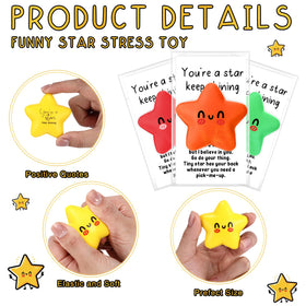 Libima star stress ball package shows organized presentation for events