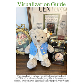 LICHADUOLE three-piece plush outfit set, perfect for quick plush bear makeovers.