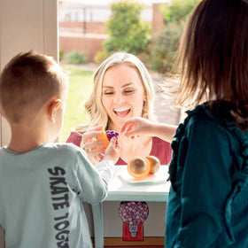 Lifetime Playhouse doorbell action invites interactive pretend games and guests.