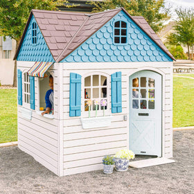 Lifetime Playhouse reusable stickers enable easy interior customization and storytelling.