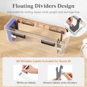 Lifewit stackable design saves space while protecting your collection
