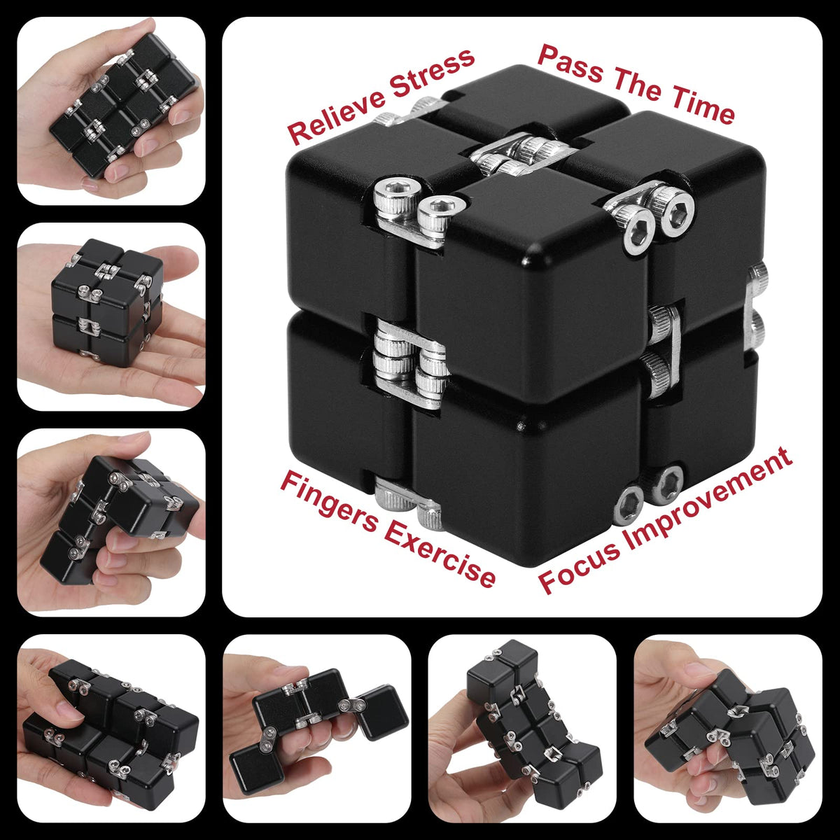Lifidea Infinity Cube desk toy, compact distraction during long tasks