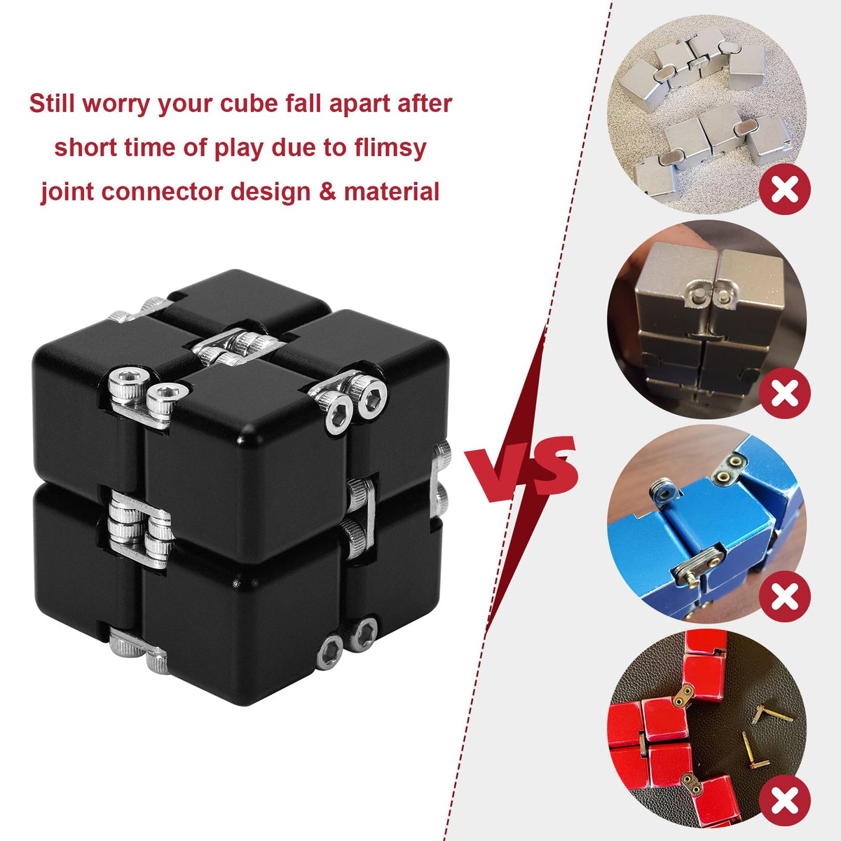 Lifidea Infinity Cube folding action, effortless reshaping for quick brainstorming moments