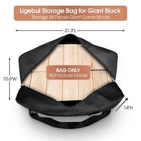 Ligebul carry case keeps blocks organized during outdoor play