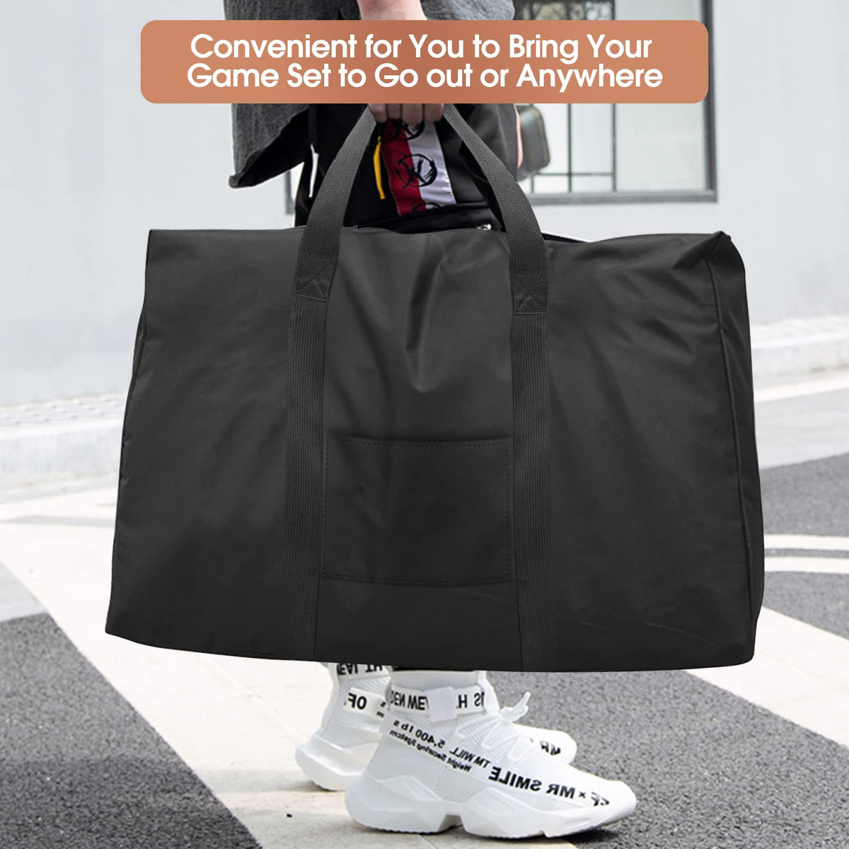 Ligebul durable PVC polyester bag resists tears and water