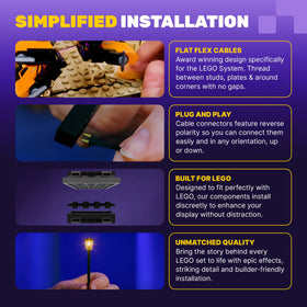 Light My Bricks Artemis durable build quality ensures consistent brightness over time.