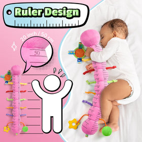 LightDESIRE rose-pink plush caterpillar offers soft, safe snuggle time