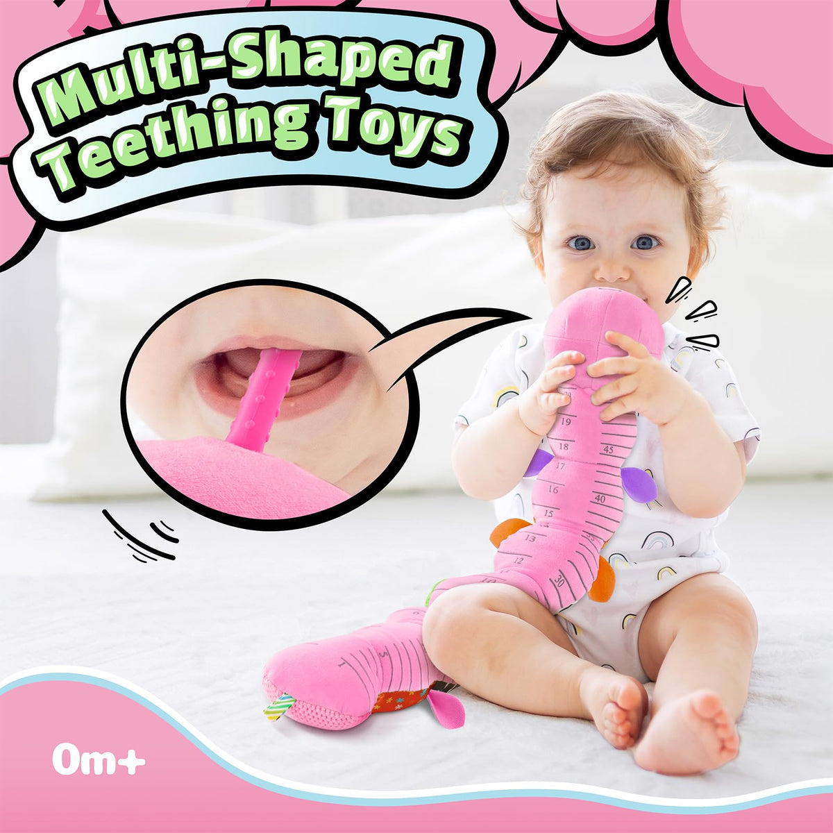 LightDESIRE head music button enables gentle melodies during play.