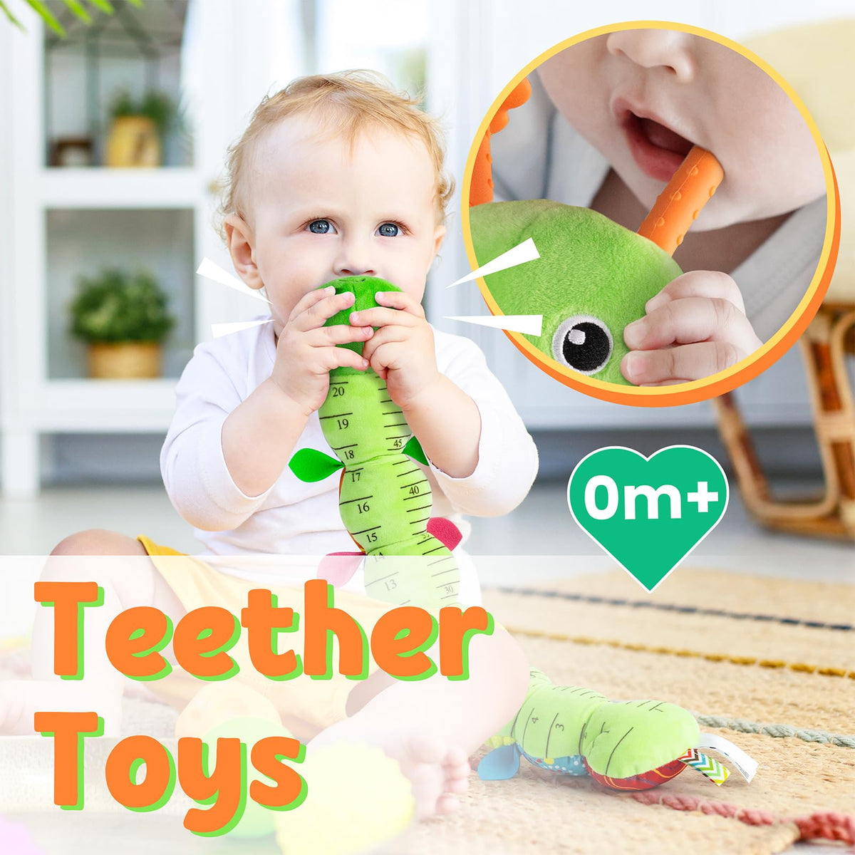 LightDESIRE musical caterpillar makes a thoughtful gift for newborns and babies.
