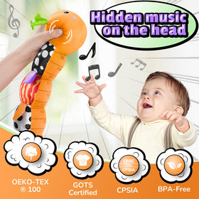 LightDESIRE caterpillar belly with ruler helps track growth during play
