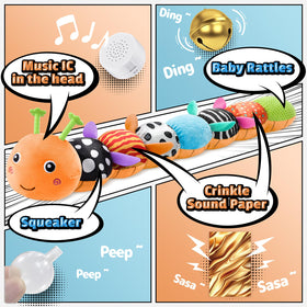 LightDESIRE caterpillar crinkle texture enhances sensory discovery