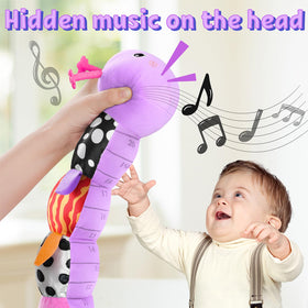 LIGHTDESIRE caterpillar patterned body with crinkles for tactile exploration.