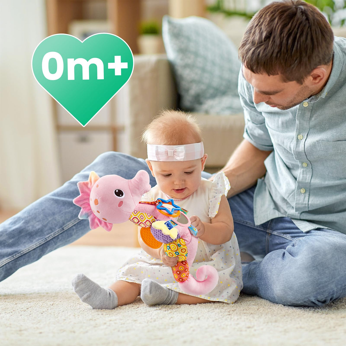 LIGHTDESIRE Seahorse Plush Soft Touch image emphasizes cozy hugging moments.