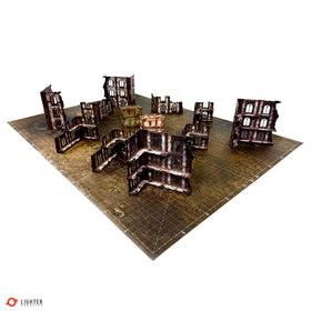 Lighter Creative battle mat folds neatly for storage and transport.