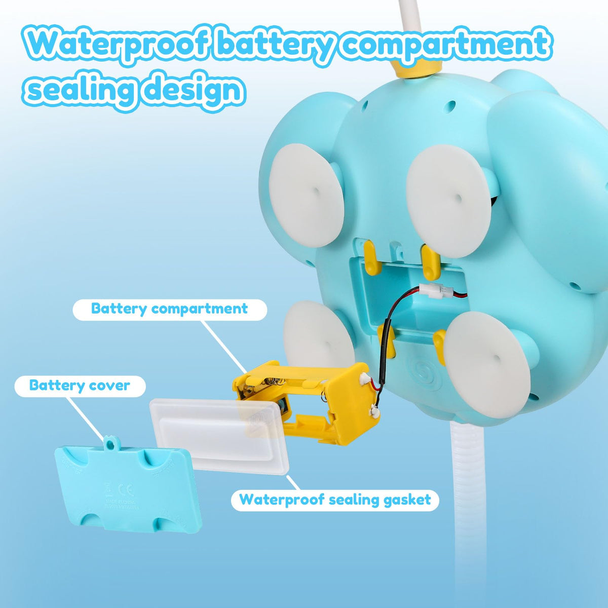 Lightshyer adhesive mount keeps the main unit securely in place