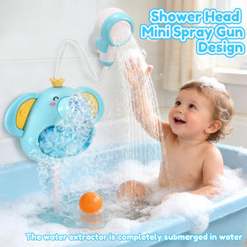 Lightshyer elephant bath shower head for effortless rinse after play