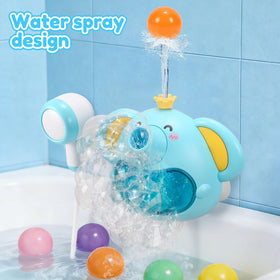 Lightshyer LED light show illuminates the tub with colorful reflections