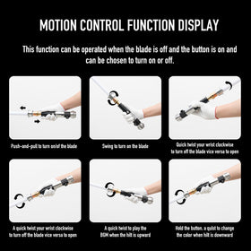 LIHTJOYFUN Lightsaber ideal for cosplay parties and outdoor fun