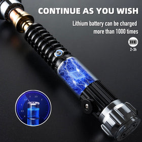 LIHTJOYFUN Lightsaber USB-C charging with 5V/3A input